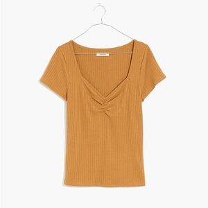 Madewell Ribbed Sweetheart Tee
